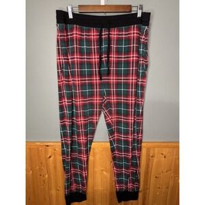Little‎ Sleepies Womens 2X  PJ Pants Red Green Tartan Plaid Bamboo